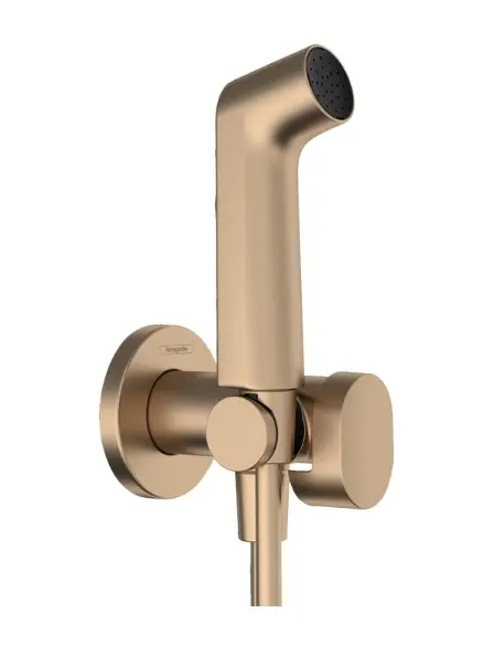 Hansgrohe - Unterputz-Bidetarmatur mit Handbrause, gebürstete Bronze 29232140