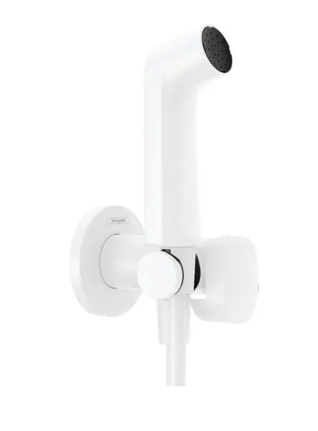 Hansgrohe - Unterputz-Bidetarmatur mit Handbrause, mattweiß 29232700