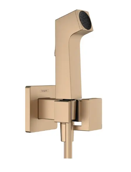 Hansgrohe - Unterputz-Bidetarmatur mit Handbrause, gebürstete Bronze 29233140