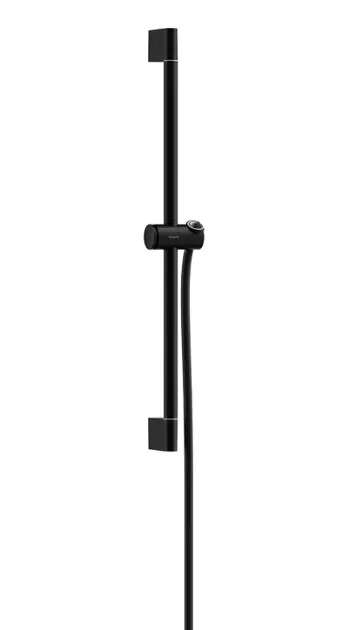 Hansgrohe - Sprchová tyč 67 cm, se sprchovou hadicí, matná černá 24400670IIJ1