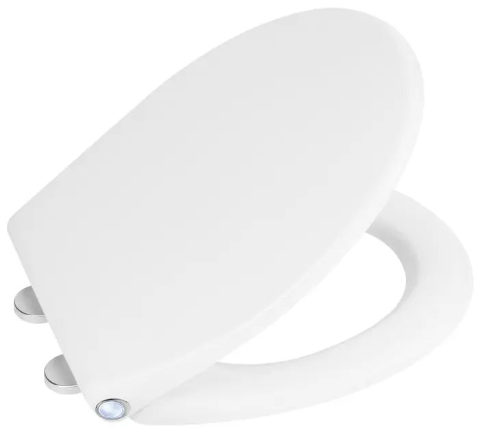 E-shop Sapho - WC doska Pharo, s LED podsvietením, Soft Close, Easy Take, biela WX1315