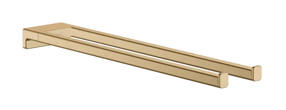 Hansgrohe - Držiak uterákov dvojitý, dĺžka 45 cm, kefovaný bronz 41770140IIJ1