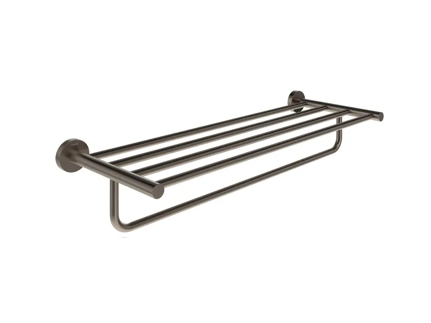 Ravak Kona - Handtuchhalter mit Ablage, Länge 60 cm, gebürstetes Graphit X07P1331
