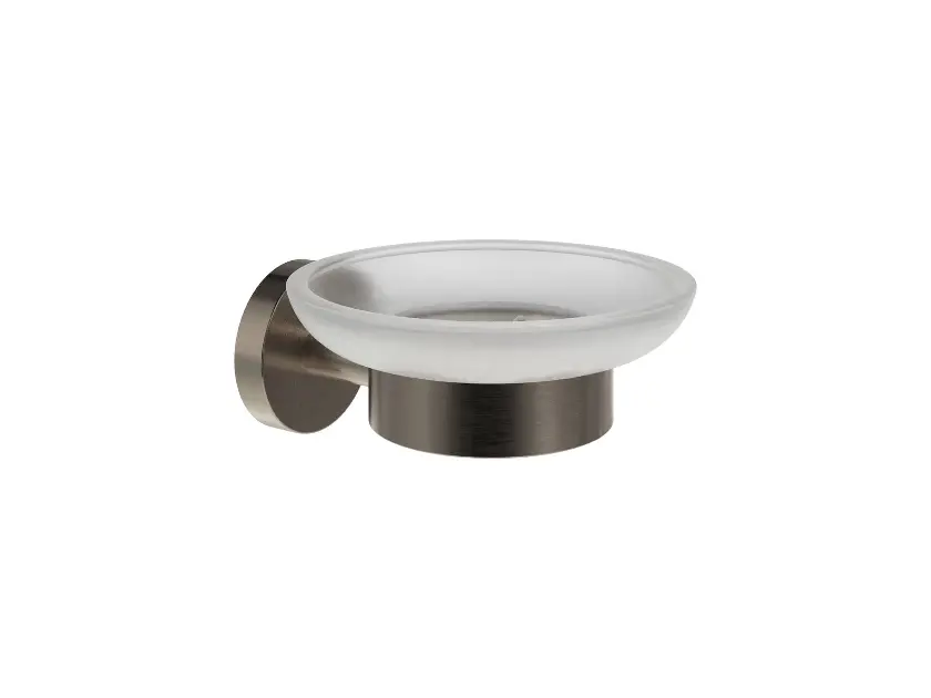 Ravak Kona - Seifenspender mit Halter, Glas/Graphit gebürstet X07P1334