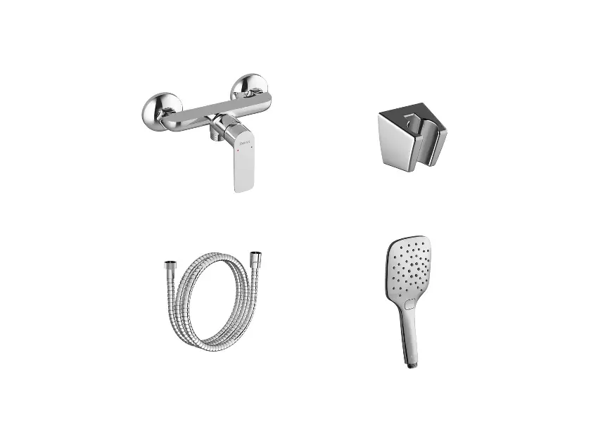 Ravak Classic - Sprchová batéria s príslušenstvom, chróm X07S118