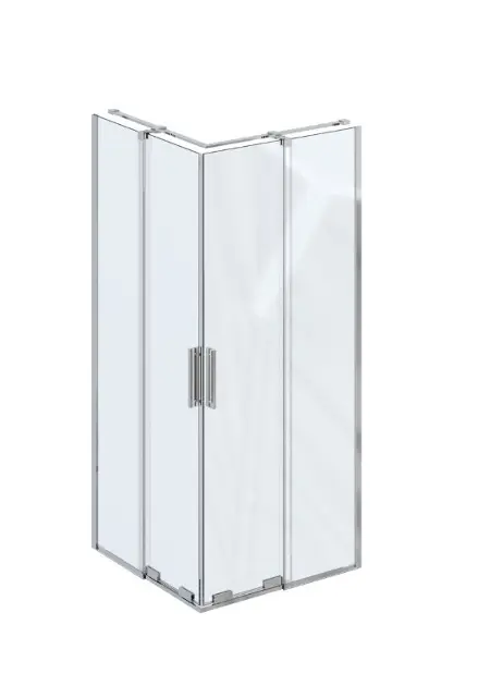 Ravak Roll - Duschkabine 90x90 cm, Chrom/Klarglas X14V70C00Z1