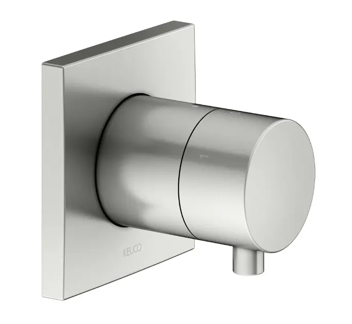 Levně Keuco IXMO Comfort - Uzavírací a přepínací ventil pod omítku, pro 3 spotřebiče, nerez 59549061002