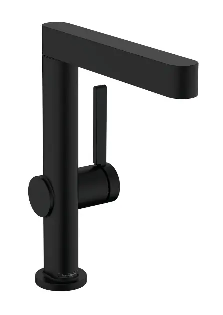 E-shop Hansgrohe - Umývadlová batéria 230, s výpustom Push-Open a otočným výtokom, matná čierna 76060670IIJ2