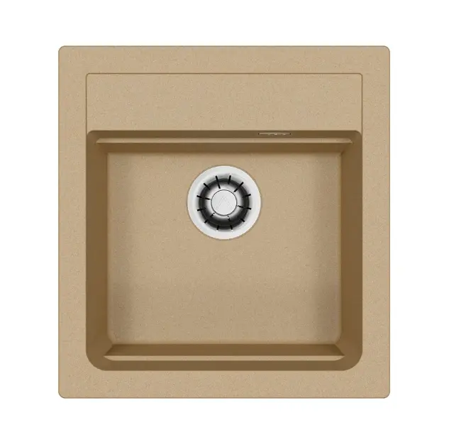 Alveus Atrox - Gránit mosogató 47x50 cm, Quick Close, clay 1149197