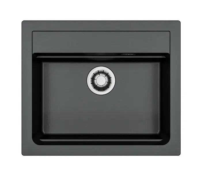 Levně Alveus Atrox - Granitový dřez 59x50 cm, Quick-Close, carbon 1149205
