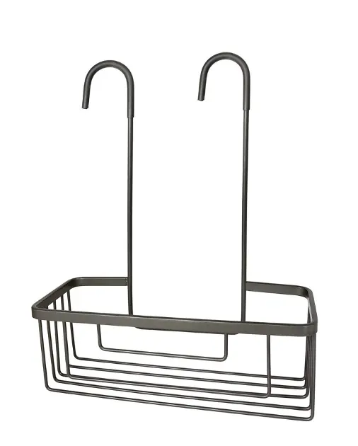 E-shop Sapho Gedy Smart - Polička závesná, 30x38x12 cm, gun metal 248981
