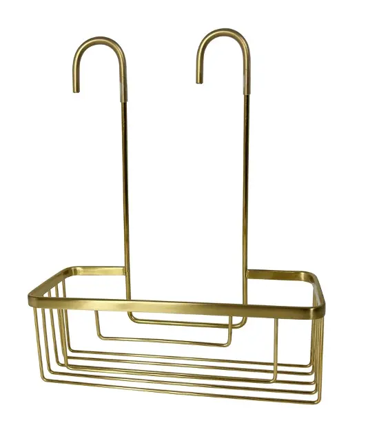 E-shop Sapho Gedy Smart - Polička závesná, 30x38x12 cm, matná zlatá 248988