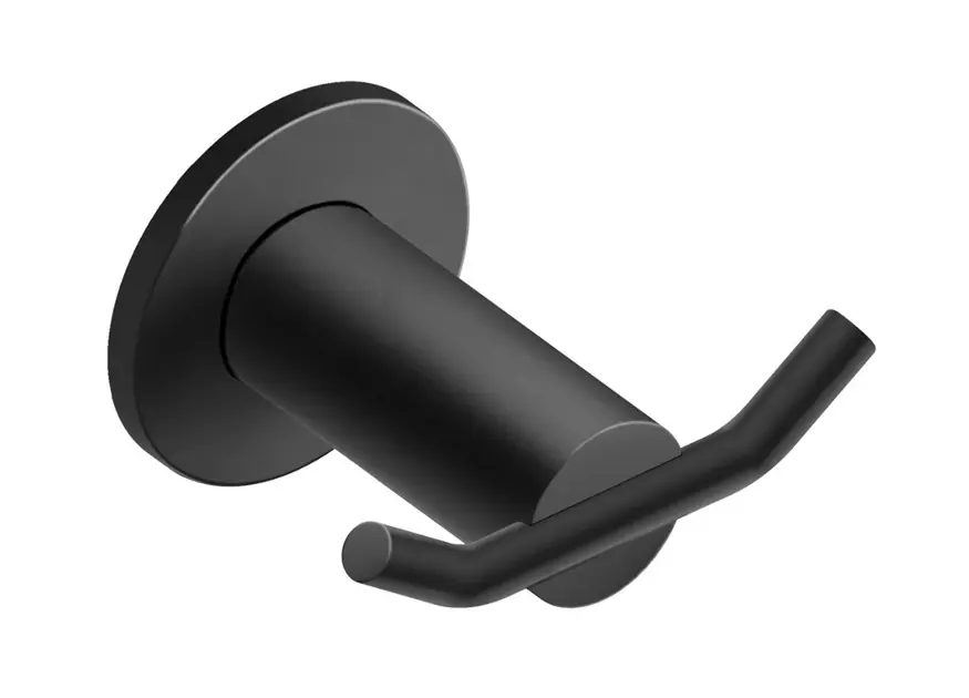 Novaservis Ferro Smile - Cârlig dublu, negru ASM06BL