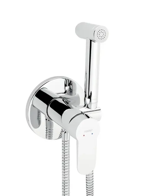 Novaservis Ferro Nostris - Unterputz-Bidetarmatur, mit Brause, mit Einbaukörper, Chrom BNS66P