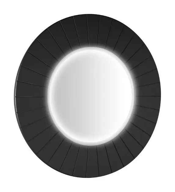 Levně Sapho Lumiro - Zrcadlo s LED osvětlením, průměr 75 cm, carina LR750-4141S