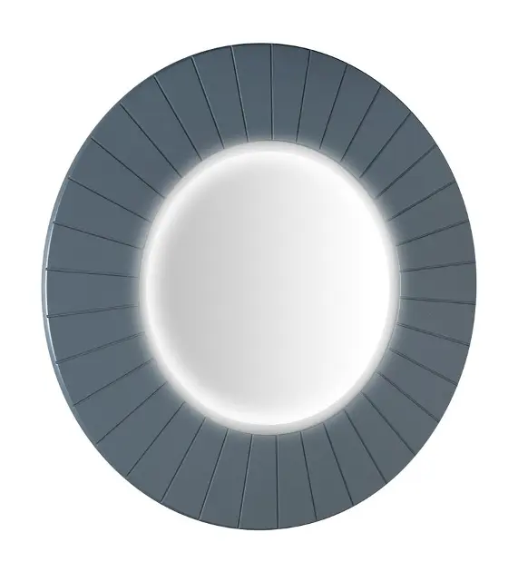 Levně Sapho Lumiro - Zrcadlo s LED osvětlením, průměr 75 cm, siena LR750-4242S