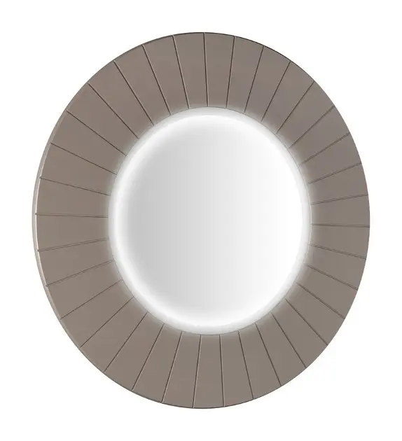 Levně Sapho Lumiro - Zrcadlo s LED osvětlením, průměr 75 cm, agila LR750-4343S