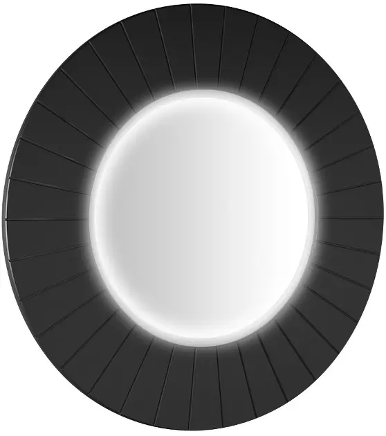 Sapho Lumiro - Огледало с осветление LED, диаметър 90 см, карина LR950-4141S