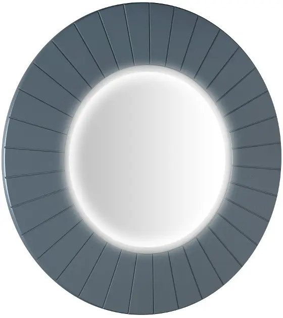 Sapho Lumiro - Огледало с осветление LED, диаметър 90 см, сиена LR950-4242S