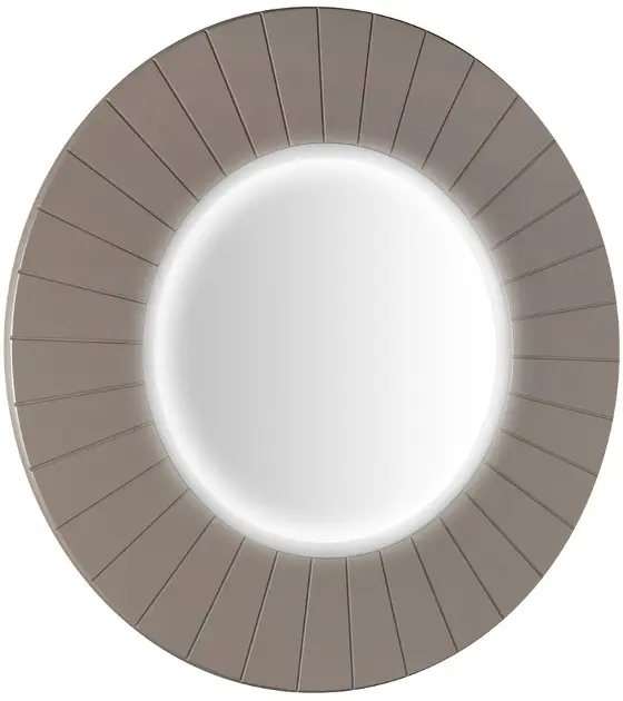 Levně Sapho Lumiro - Zrcadlo s LED osvětlením, průměr 90 cm, agila LR950-4343S