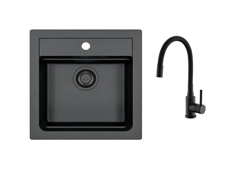 Alveus - Set drezu Atrox 20 a batérie Mintas, deep black SETA25636