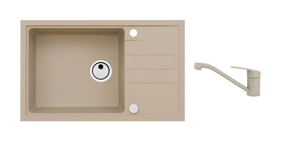 Alveus - Set drezu Intermezzo 130 a batérie Clara, beige SETA25861