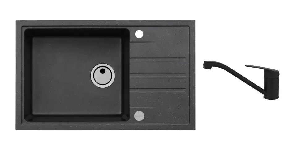 Alveus - Set drezu Intermezzo 130 a batérie Clara, carbon SETA25862