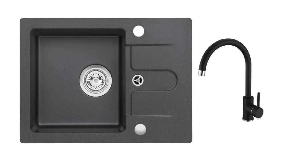 Alveus - Set drezu Cortina 10 a batérie Kati, carbon SETA25961