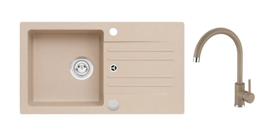 Alveus - Set drezu Cortina 140 a batérie Kati, beige SETA25980