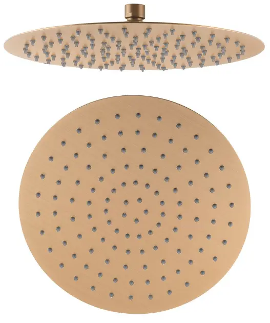 Levně Sapho - Hlavová sprcha Slim, průměr 30 cm, matná měď MS573PG