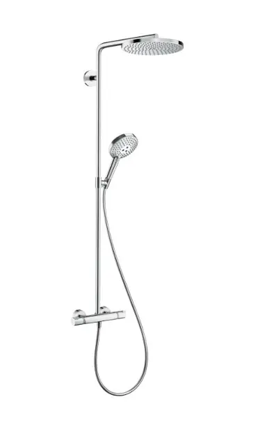 E-shop Hansgrohe - Sprchový set Showerpipe s termostatom, 3 prúdy, chróm 27633000IIJ1