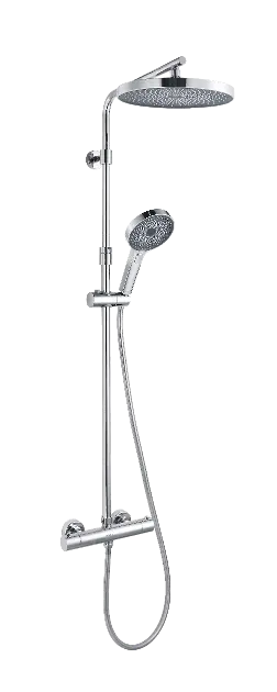 kielle - Sprchový set s termostatom, 26 cm, 3 prúdy, chróm 20602010IIJ3