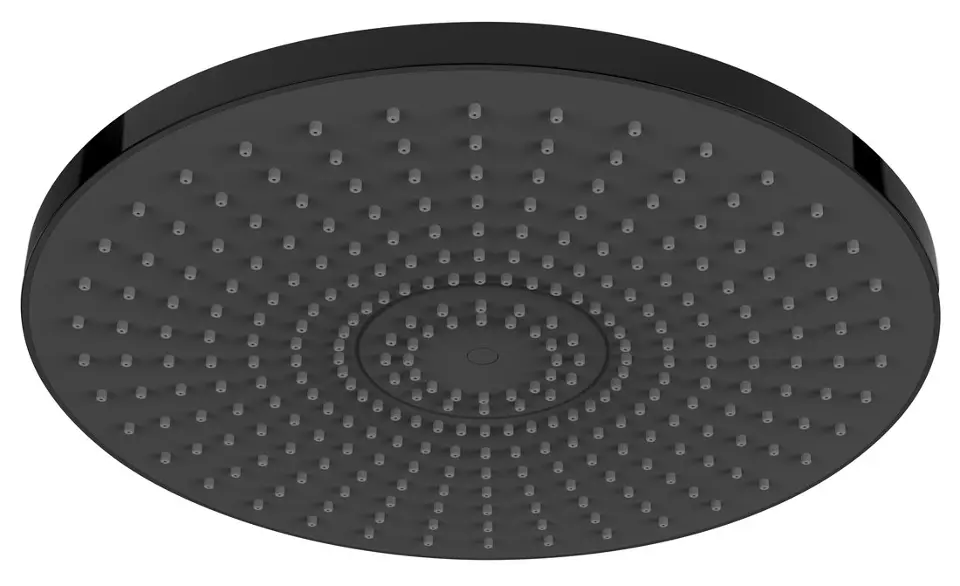 Aqualine - Douche de tête, diamètre 30 cm, noir mat SC124B