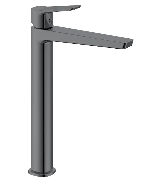 Aqualine Flery - Смесител за умивалник, gun metal FY006GM