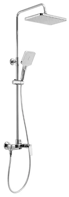 Aqualine Flery - Set duș cu baterie, crom FY690