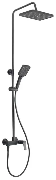 Aqualine Flery - Set de duș cu baterie, bronz închis FY690GM