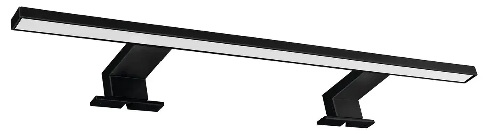 Aqualine Serapa - Luz LED, 60 cm de largo, 9 W, negro mate SA148B