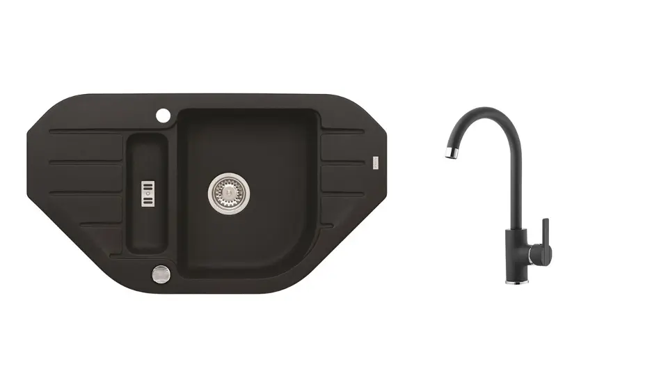 Alveus - Set drezu Niagara 60 a batérie Tonia, carbon SETA166IIJ1