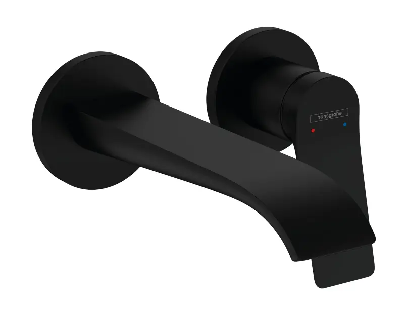 E-shop Hansgrohe - Umývadlová batéria pod omietku, 2-otvorová inštalácia, EcoSmart, matná čierna 75050670IIJ1