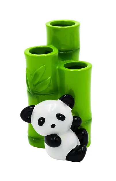 Levně Sapho Ridder Panda - Držák kartáčků a past, zelená 2168200
