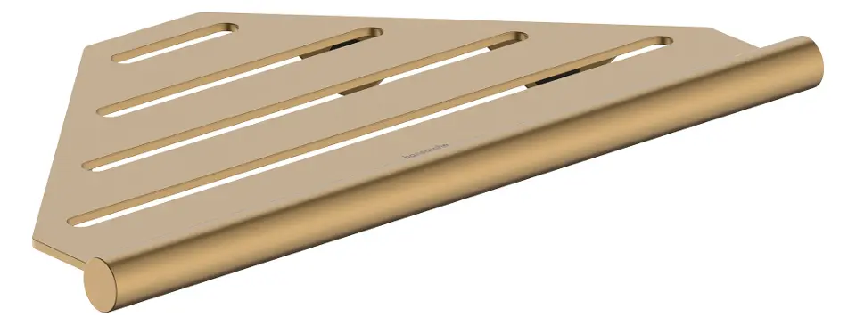 Hansgrohe AddStoris S - Kutna polica, brušena bronca 41761140