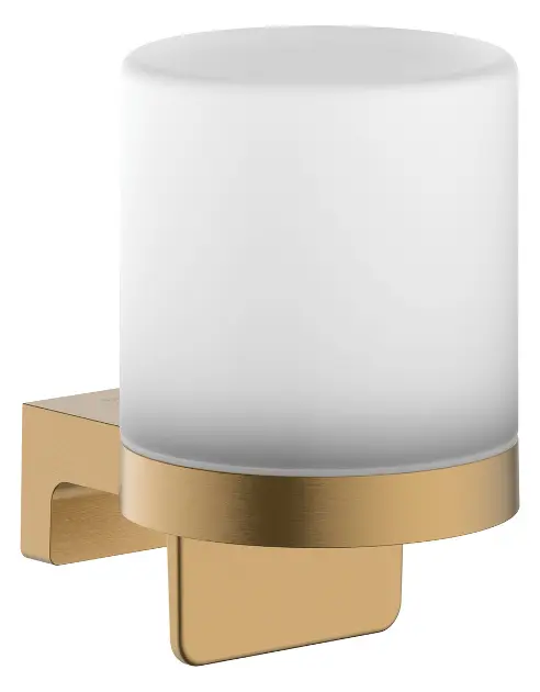 Hansgrohe AddStoris S - Dozator sapuna s držačem, mutno staklo/brušena bronca 41765140