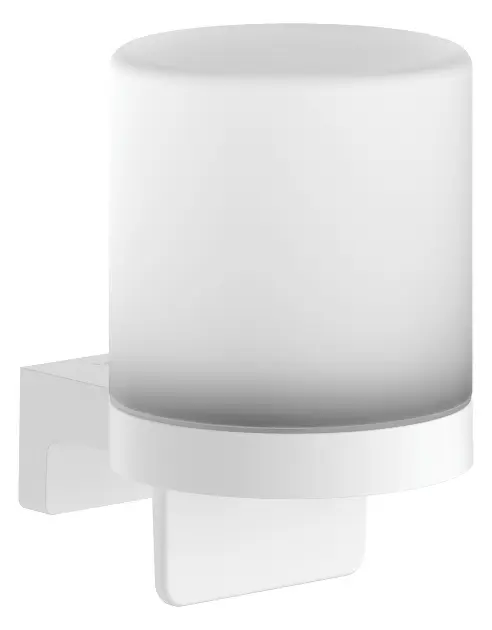 Hansgrohe AddStoris S - Dozator sapuna s držačem, mat staklo/bijelo mat 41765700