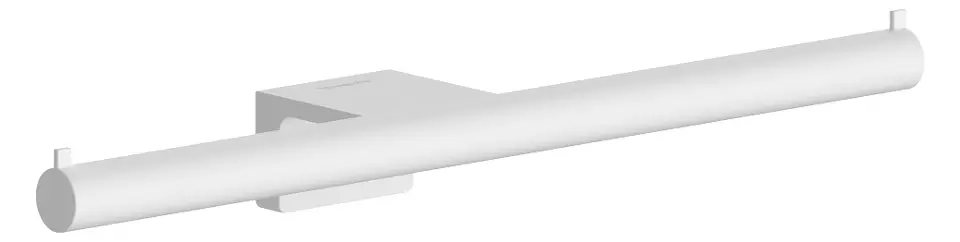 Hansgrohe AddStoris S - Dvostruki držač toalet papira, mat bijeli 41768700