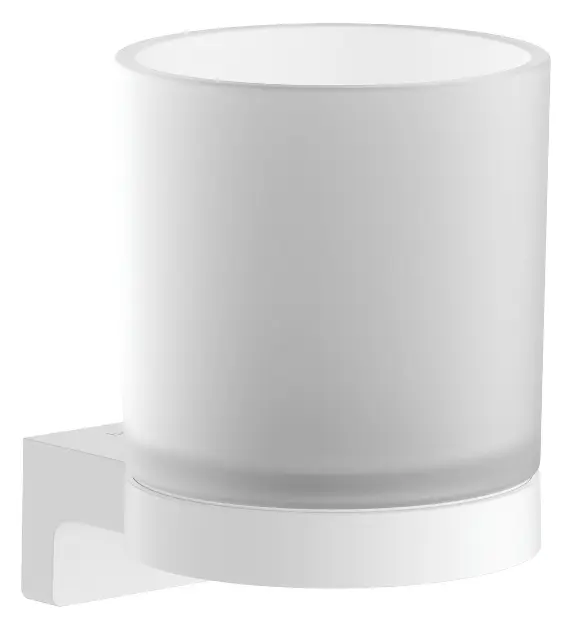Hansgrohe AddStoris S - Držač kista i paste, staklo/mat bijelo 41769700
