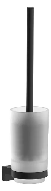 Hansgrohe AddStoris S - WC štětka nástěnná s držákem, matná černá 41782670