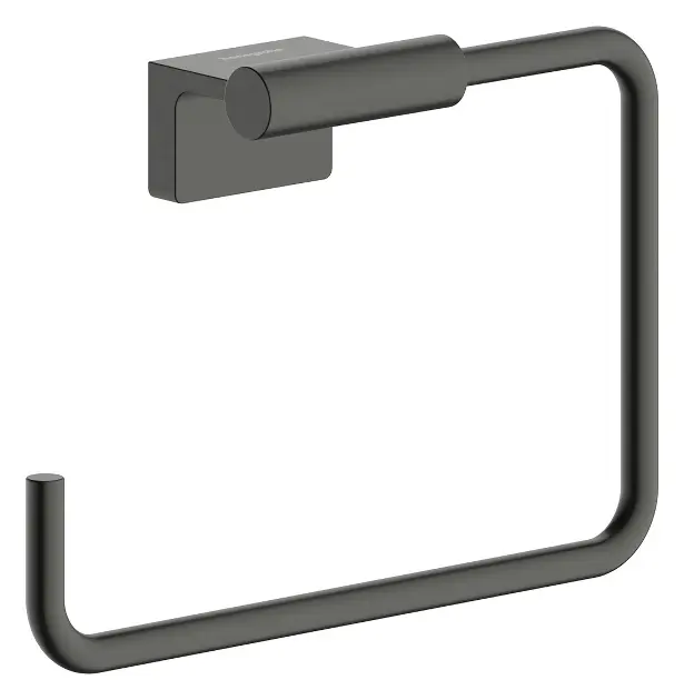 Hansgrohe AddStoris S - Držač ručnika, brušeni crni krom 41784340