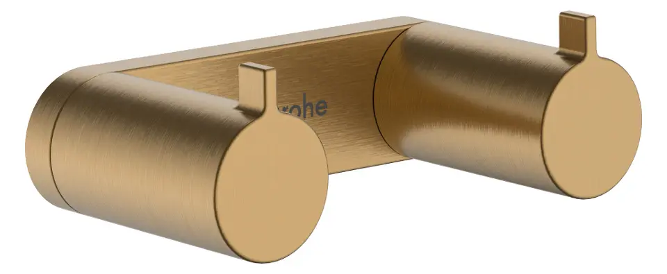 Hansgrohe AddStoris S - Dvostruka kuka, brušena bronca 41785140