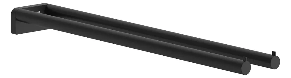 Hansgrohe AddStoris S - Dupli držač ručnika, dužina 44 cm, mat crna 41787670