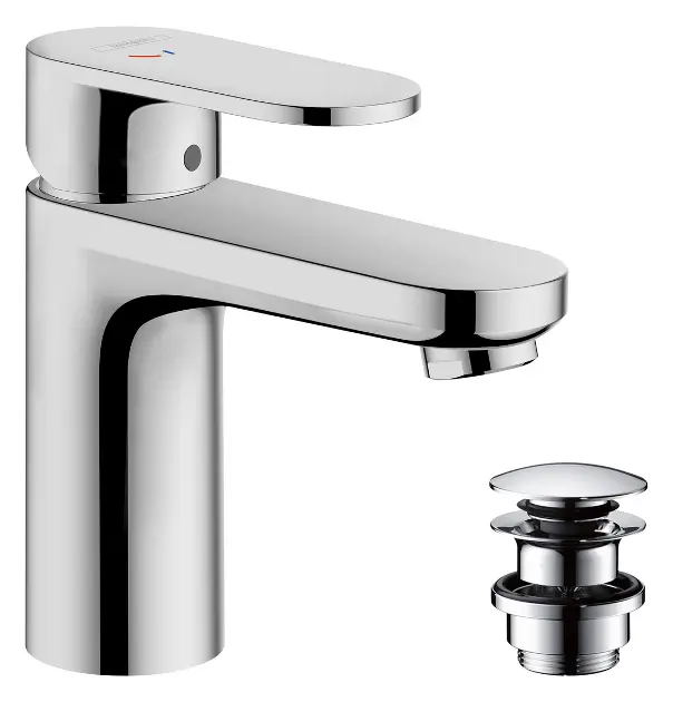 Levně Hansgrohe Vernis Blend - Umyvadlová baterie s výpustí Push-Open, CoolStart, chrom 71589000